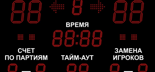 Электронное табло для волейбола